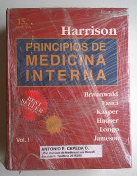 Principios De Medicina Interna Harrison 15va Edición