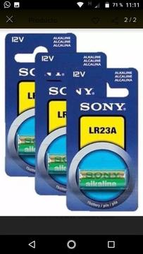 Pilas Sony Alkalinas Lr23a