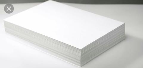 250 Hojas de Papel Tamaño Carta