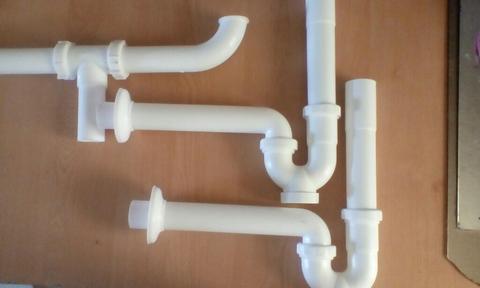 Sifon Y Te para Fregadero Doble