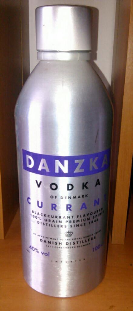 Botella de Vodka Danzka Importado