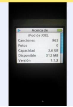 iPod Nano 4gb 2da Generacion