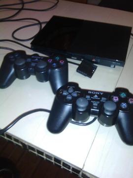 Play 2 Como Nuevo con Sus Dos Controles