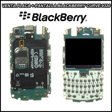 Placa y Pantalla Blackberry Curve 9320
