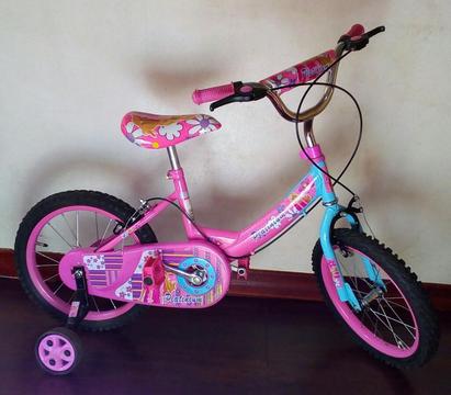 Bicicleta Niña, Rin 16 Barbie Como Nueva