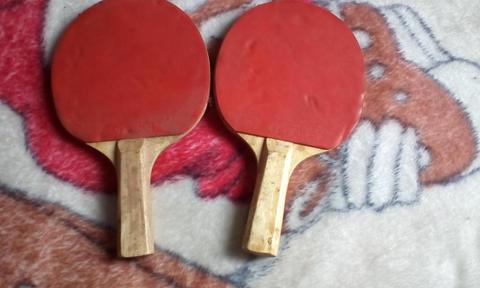 raquetas de ping pong