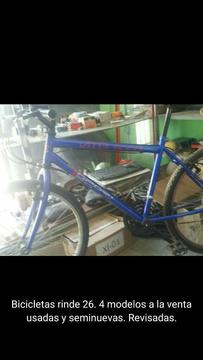 Bicicleta Rin 26 Usadas Muy Cuidadas