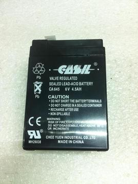bateria 6v 4.5 ah