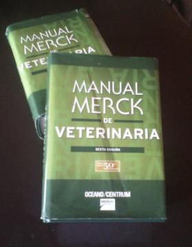 LIBRO MANUAL MERCK VETERINARIO A LA VENTA