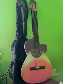 Guitarra Acustica con Forro