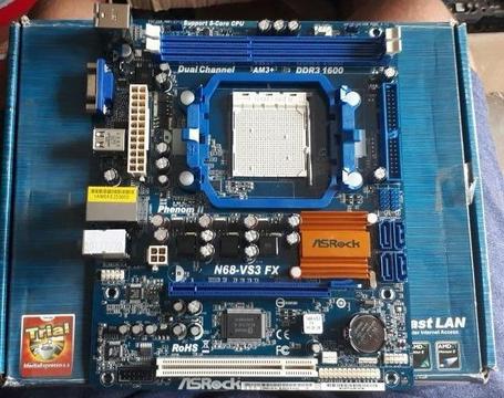 Tarjeta Madre Asrock N68 Vs3 Fx Am3