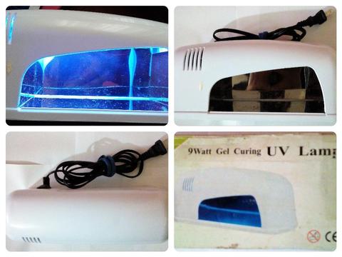 Lampara Uv Para Uñas Gel Curing Manicure Simei 9 Watt