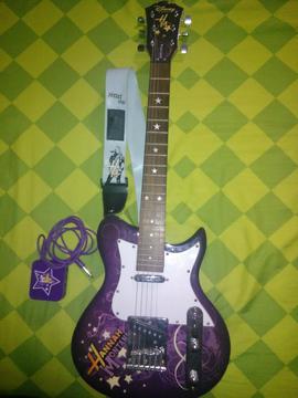 Guitarra Eléctrica Washburn edición Disney Hannah Montana