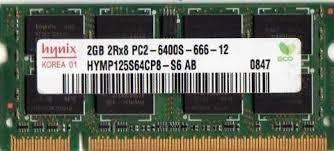 Memoria ram laptop 2 gb ddr2