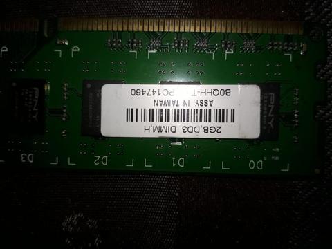 memoria ram DDR3 de 2GB