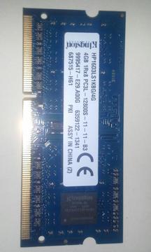 Ram Ddr3 4gb para Laptop Kingstone