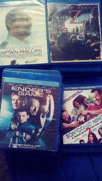 Vendo Peliculas de Blu Ray