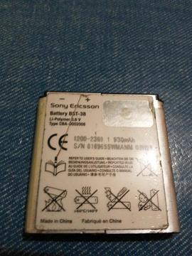 Bateria Sony Ericsson Modelo Bst 38 Original