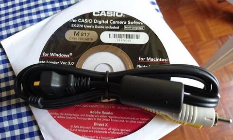 Cable Original para Camaras Casio
