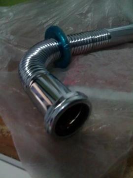 Sifon Para Fregaderos Cromado De Metal Nuevo