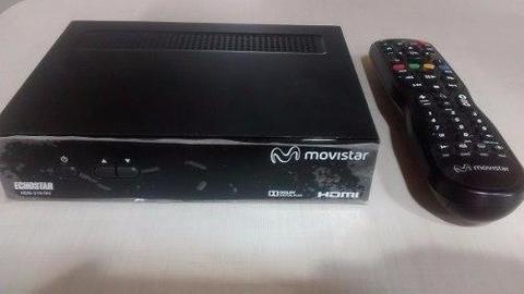 Kit Movistar Tv Hd Decodificador Antena Control