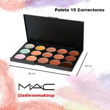 Paleta De Correctores Mac 15 Tonos