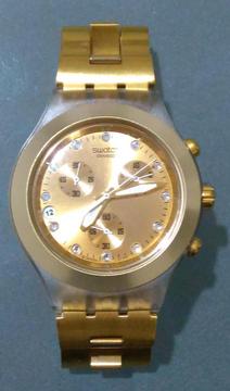 Reloj Swatch Dorado Original
