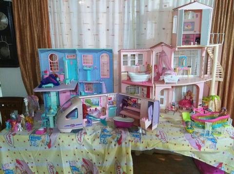 Mansión de La Barbie, Casa Y Tren