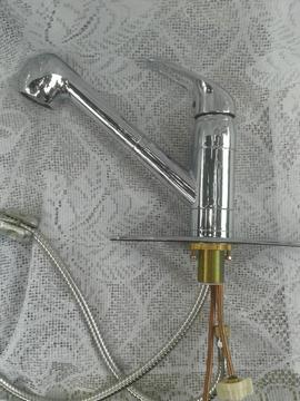 Grifería Fregadero Lavaplato Monomando Bm Manguera Extraible