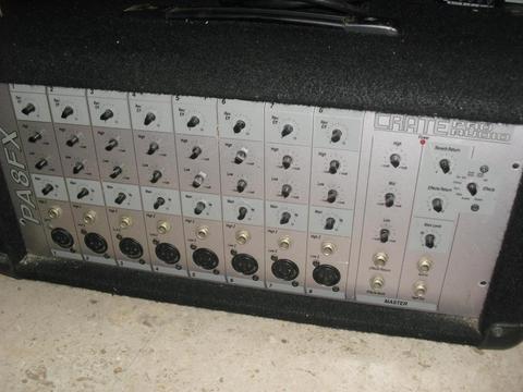 CONSOLA AUDIO CRATE PRO AUDIO USADA