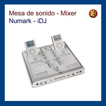 mixer numark idj para ipod o unidades de cd mesclador