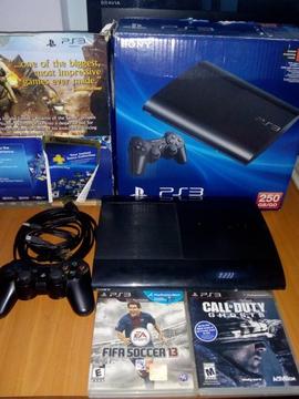 Play Station 3 Ps3 Super Slim Impecable