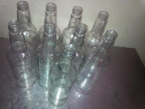 Botellas Recicladas De 0,70 Y 1 Lts Con Su Tapa Negociables