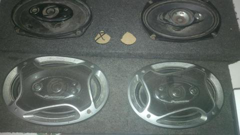 Cornetas de carro pionner, usadas