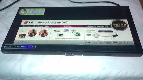 DVD LG con entrada USB Plus