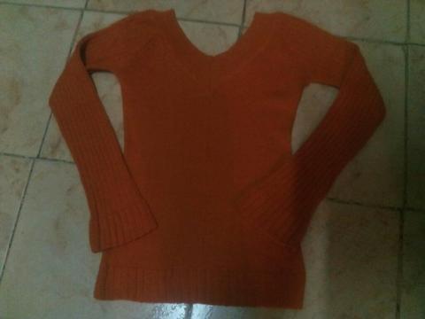 Sweter Dama Naranja Zara Talla M