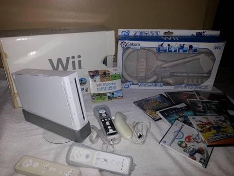 Wii Chipeado, con Accesorios y Caja