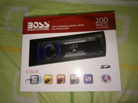 Radio Reproductor Boss 612 Ua Mp3 Usb Sd