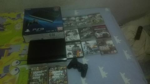 Ps3 Super Slim de 250gbytes