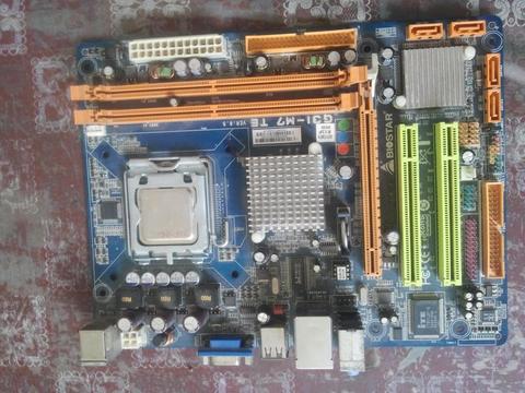 VENDO TARJETA MADRE BIOSTAR G31M7 TE SOCKET 775 , DDR 2