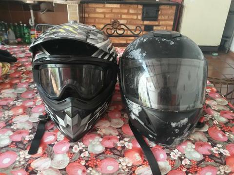 Casco Integral de Motocross Y de Pista