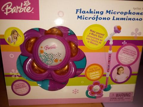 Micrófono Luminoso Barbie