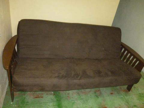 Futon Sofa Madera Pura