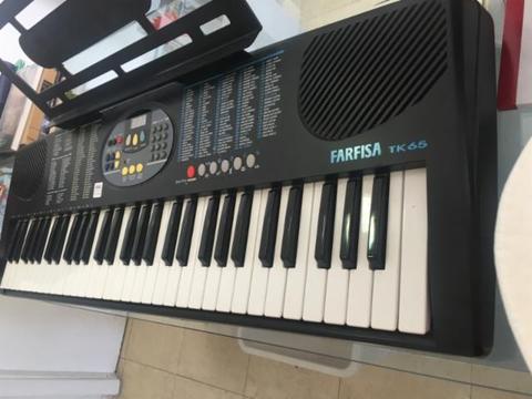 teclado piano farfisa tk65