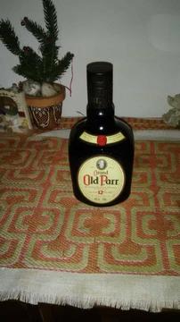 botella old parr y etiqueta negra