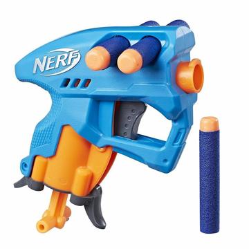 Nerf N Strike Nanofire Pistola 3 tiros azul