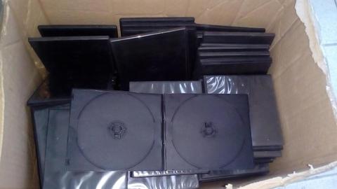 remato lote de cajas para cd dvd