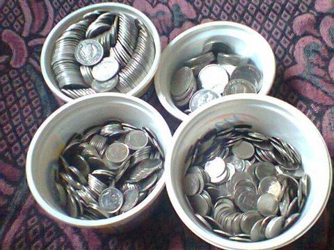monedas lotes de unos 6kg total