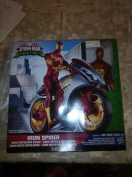 Spiderman Con Moto 30cm Original