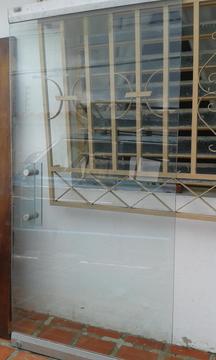 puerta de vidrio templado 10mm